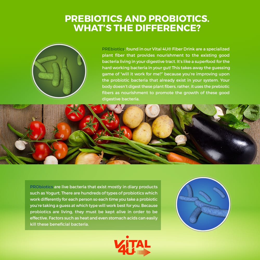 Prebiotics vs Probiotics